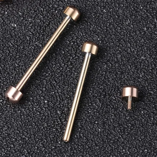 Vista 6 de 2 tubos de tornillo de reloj, correa de reloj, varilla de conexión, pasador de tornillo, pasador de reloj, correa de reloj, herramientas