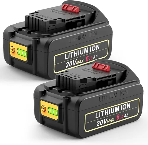 Vista 13 de Futurebatt Batería de iones de litio de 20V de repuesto para Dewalt 20V Max 6.0Ah Compatible con baterías Dewalt DCB205 DCB206 DCB207 DCB204 DCB201