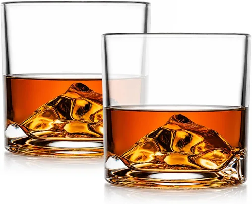 Vista 16 de LIITON Denali Mountain Old Fashioned - Vasos de whisky (2 unidades), regalo