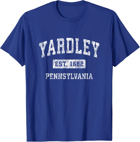 Vista 23 de Yardley Pennsylvania PA - Camiseta de manga corta, diseño deportivo