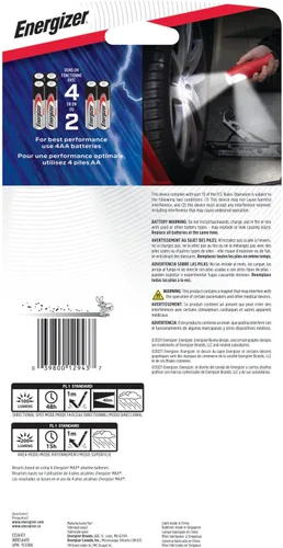 Vista 9 de Energizer WeatherReady - Luz LED flotante de mano, 100 lúmenes, IPX7 impermeable, linterna LED de plástico duradero, gran linterna impermeable