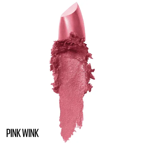 Vista 2 de Maybelline Color Sensational - Lápiz labial, maquillaje de labios, acabado crema, lápiz labial hidratante, guiño rosa, rosa coral, 1 unidad 105 ROSA