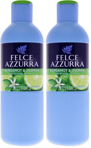 Vista 7 de Felce Azzurra Bergamota y jazmín - Gel de baño refrescante de esencia - enriquecido con toques de ámbar y canela - Fragancia intensa y regeneradora