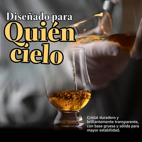 Vista 6 de GLENCAIRN - Vaso de whisky de cristal en caja de regalo, regalos para Compatible con accesorios Glencairn, vidrio de degustación, trajes de whisky