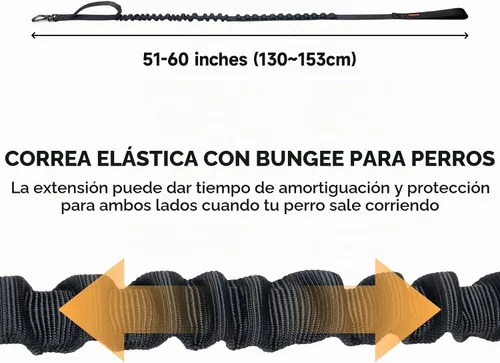 Vista 2 de EXCELENTE ELITE SPANKER - Correa de nailon ajustable para perros Adjustable No Pull Leads Rope Quick Release with 2 Control Handle heavy duty