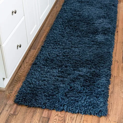 Vista 53 de Rugs.com - Alfombra de la colección Infinity, alfombra de pelo mullido sólida de 2 x 3 pies, color azul Egeo, perfecta para salas de estar
