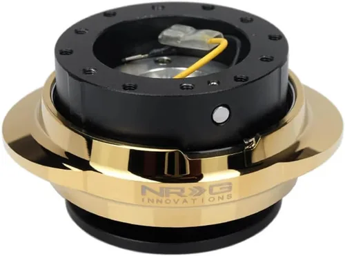 Vista 7 de NRG Innovations NRG-SRK-220BK GEN 2.2 Adaptador de liberación rápida para volante, 6 agujeros y patrones de pernos 6x70 y 6x74mm Cuerpo negro/anillo