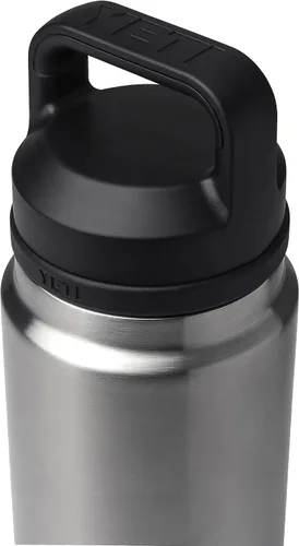 Vista 3 de YETI Rambler - Tapa Chug para botella, de nylon, compatible con botellas de 18/26/36/46/64 oz, apta para lavavajillas Negro