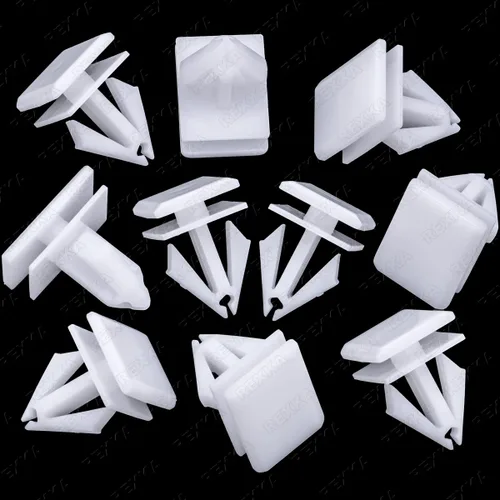 Vista 6 de Rexka 20 clips de moldeo de panel basculante de nailon blanco 68092697AA compatible con Jeep Liberty Dodge Durango Charger Chrysler 300 20PZAS