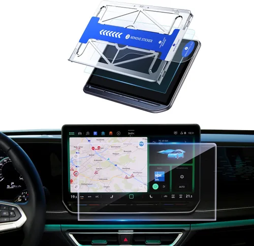 Vista 18 de CDEFG 2 protectores de pantalla para Volkswagen VW Tiguan 2025 2026 de 12.9 pulgadas para Volkswagen VW Tiguan 2025 2026, cubierta de pantalla Nano