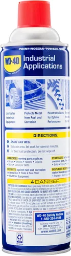 Vista 6 de WD-40 Producto multiuso, tamaño industrial, 16 OZ Lubrica y protege el metal del óxido y la corrosión, elimina la humedad y libera grasa y mugre
