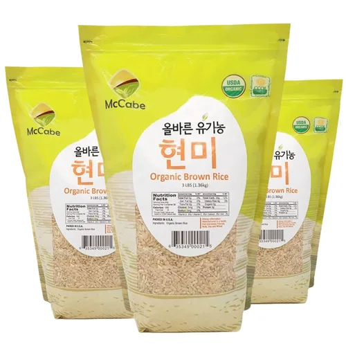 Vista 14 de McCabe Arroz integral orgánico, 3 libras (48 onzas), orgánico certificado por USDA, producto de Estados Unidos, CCOF