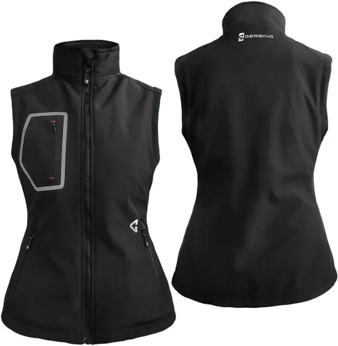 Vista 4 de Gerbing 7V Torrid 2.0 Softshell Chaleco para mujer, funciona con pilas, 8 horas de tiempo de funcionamiento