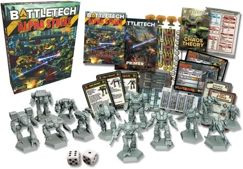 Vista 4 de Catalyst Game Labs BattleTech Alpha Strike Box Set – Sci-Fi Mech Miniatures Wargaming – Set de inicio de juego rápido para entusiastas