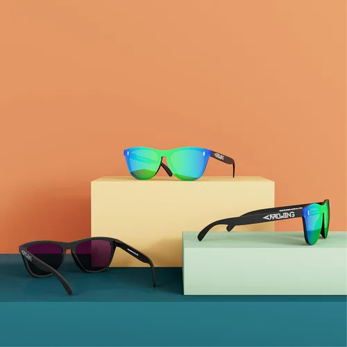 Vista 9 de ROCKNIGHT HD Polarized UV400 Protection Anti Glare Sunglasses TR90 Frame Lightweight Beach Driving