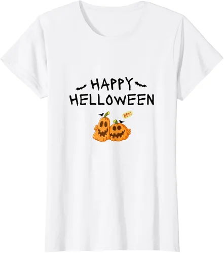 Vista 15 de Camiseta Helloween, Blanco