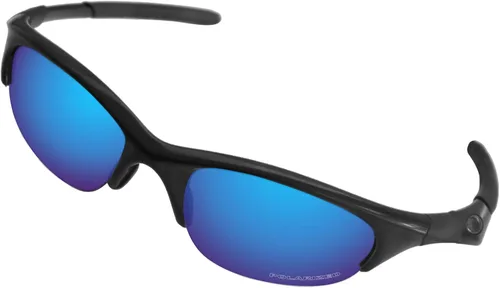 Vista 2 de BroLizard - Lente polarizada de repuesto para gafas de sol Oakley Half Jacket, azul