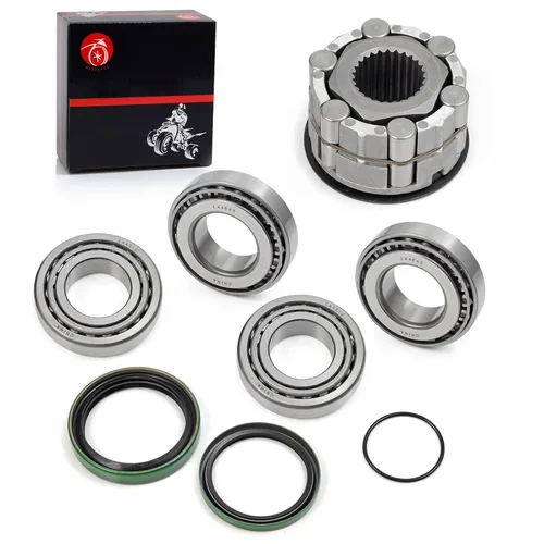 Vista 4 de Rueda delantera Buje Embrague, rodamientos y sellos Placa de armadura para Polaris Sportsman Scrambler Magnum Big Boss Xpedition Xplorer 500 400 425