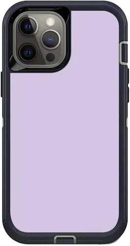 Vista 15 de MightySkins Skin compatible con OtterBox Defender iPhone 12 Pro Max - Azul sólido Funda protectora de vinilo duradera y única Fácil de aplicar