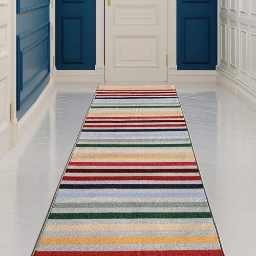 Vista 13 de CreativeDeco Alfombra de pasillo hecha a medida con respaldo de goma para cocina, vestíbulo, pasillo, entrada, elige tu longitud, tamaño de 31