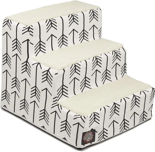 Vista 58 de Majestic Pet - Escaleras portátiles para mascotas suave escalón de espuma de sherpa escalones para perros y gatos rampa para cachorros