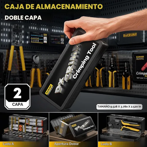 Vista 8 de Kit de herramienta de crimpado de conectores DxCRIMP Deutsch DT Series, conectores eléctricos impermeables para automóviles de 2/3/4/6 pines