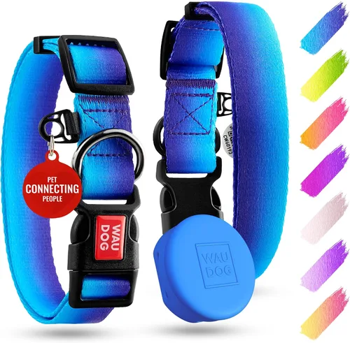 Vista 7 de WAUDOG Collar de nailon para perros – Collar ajustable para perros grandes, pequeños y medianos – Collares de cachorros para perros de razas grandes