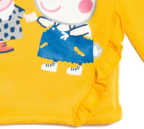 Vista 7 de Peppa Pig Conjunto de sudadera con capucha y leggings de forro polar para niñas pequeñas y grandes