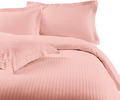 Vista 8 de sheetsnthings Juego de ropa de cama a rayas de 300 hilos, 100% algodón, 5 piezas, tamaño individual, extra largo, XL, color negro, 3 piezas y 2