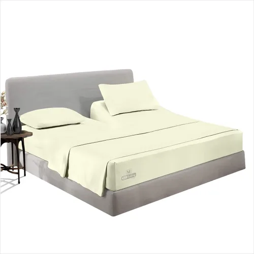 Vista 19 de SGI bedding Juego de sábanas de microfibra ajustable de 28 pulgadas con parte superior flexible de cabeza dividida, ultra suave, refrescante