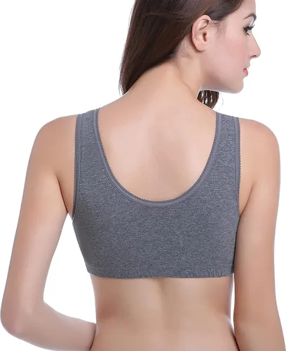 Vista 5 de CAKYE Bralette de algodón para lactancia materna, paquete de 3
