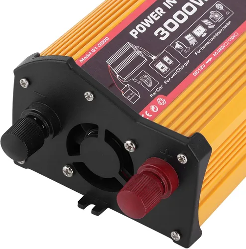 Vista 6 de Convertidor - Inversor de coche Convertidor de corriente automático Adaptador de senos modificado rápido USB dual (110v)