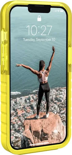 Vista 4 de URBAN ARMOR GEAR U by UAG - Funda protectora para iPhone 13 Pro, diseño de inmersión ácida, delgada, ligera, elegante, translúcida, absorbente