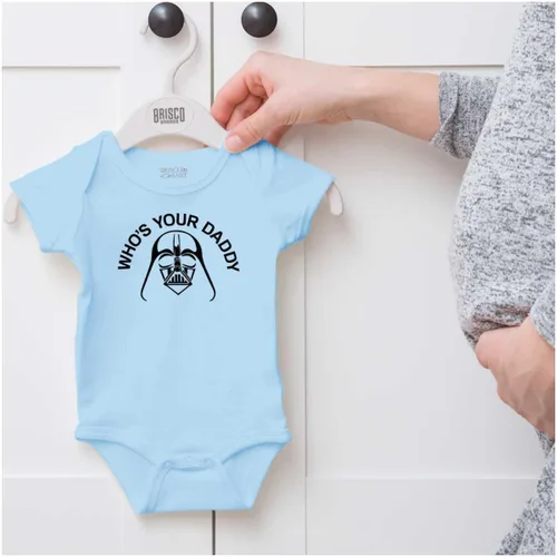 Vista 5 de Who's Your Daddy Dark Lord Space Baby Romper para niños o niñas
