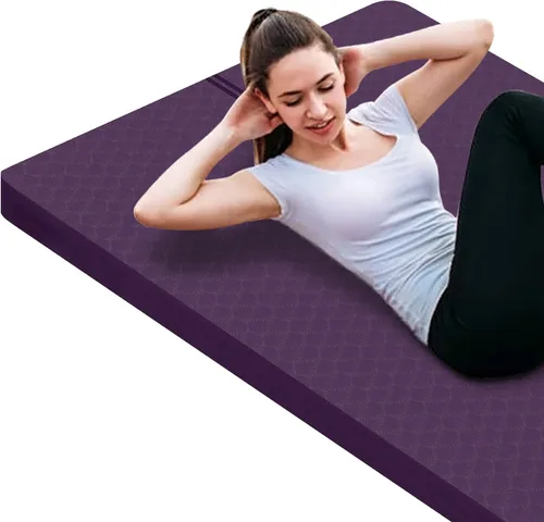 Vista 12 de nuveti Tapete Grande para Ejercicios - Tapete de Yoga de 15mm/20mm/30mm de Grosor Tapete de Ejercicios para Fitness, Yoga, Pilates, Estiramientos
