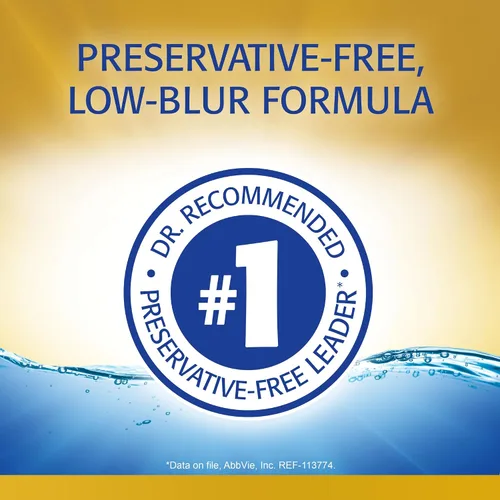 Vista 2 de Refresh Optive Mega-3 – Gotas lubricantes para los ojos, sin conservantes, contenedores de un solo uso de 0.01 onzas líquidas, 30