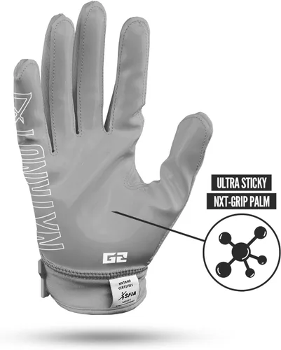 Vista 2 de Nxtrnd G2 Football Gloves, Men's Ultra Sticky Elite Receiver Gloves