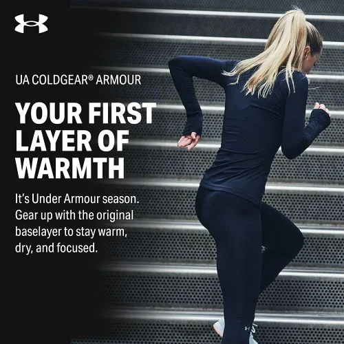 Vista 12 de Under Armour ColdGear Authentics - Mock de compresión para mujer
