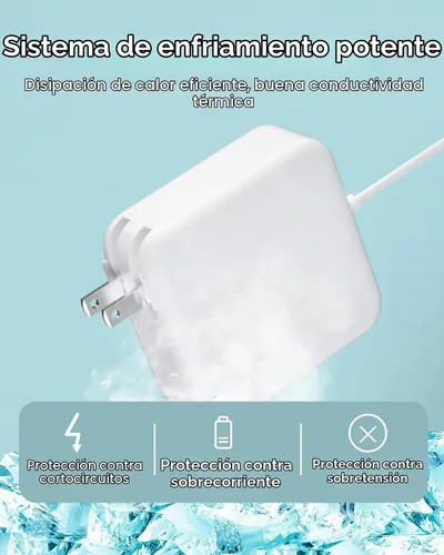 Vista 6 de NSPENCM Cargador Mac Book Pro de 45 W, adaptador de corriente de conector de CA de 45 W 2T de 2 puntas, cargador para laptop compatible con Mac Book