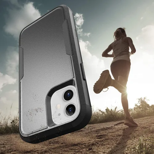 Vista 5 de Compatible con Apple iPhone 11, funda resistente con funda protectora a prueba de golpes para iPhone 11