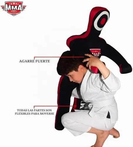 Vista 4 de MMA Doctor Bane MMA - Saco de boxeo brasileño para karate, con posición de pie, 4 pies, sin relleno