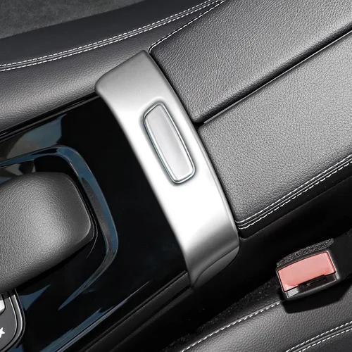 Vista 3 de Caja de almacenamiento del reposabrazos de la consola central, interruptor de botón, cubierta del panel para Mercedes-Benz GLB, accesorios internos