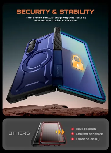 Vista 6 de SUPCASE Funda para Samsung Galaxy Z Fold 7 con Soporte (UB Grip), [Compatible con MagSafe] [Protector de Pantalla de Vidrio Templado Integrado]