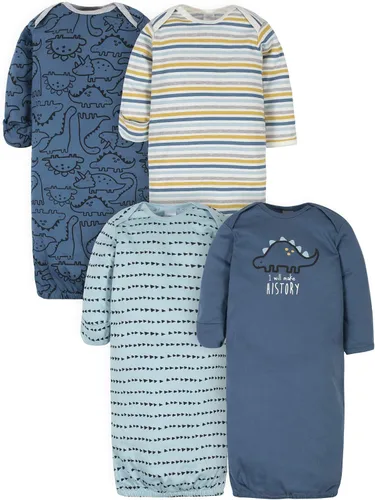 Vista 9 de Gerber Baby Boys 4-Pack Sleeper Gown Oso