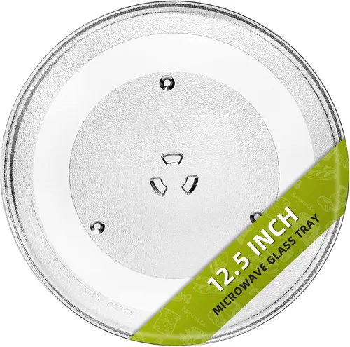 Vista 9 de Placa giratoria pequeña de vidrio para microondas de 9.6 pulgadas / 9.6 in, placa giratoria de vidrio para microondas pequeñas - BY AMI PARTS