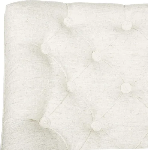 Vista 4 de Safavieh Mercer Collection Soho - Silla de escritorio giratoria de lino color crema claro