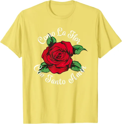 Vista 35 de Como La Flor - Bailar Cumbia - Mexican Rose Fiesta Regalo Camiseta Negro