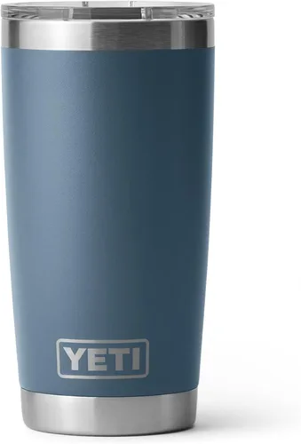Vista 54 de YETI Rambler - Vaso de acero inoxidable con aislamiento al vacío de 20 onzas con tapa MagSlider Todo acero inoxidable