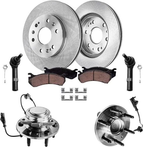 Vista 33 de Detroit Axle - 4 rotores de freno para Ford 1994-2004 Mustang, rotores de freno de disco delanteros y traseros 1995 1996 1997 1998 1999 2000 2001