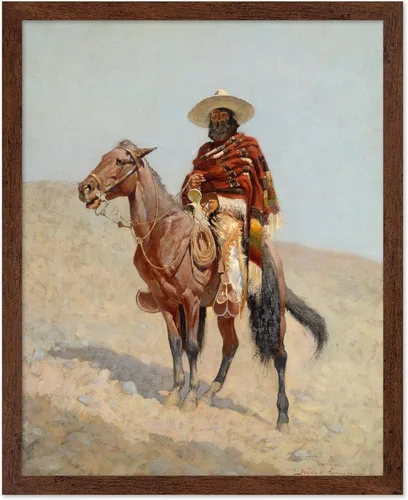 Vista 8 de Poster Master Vintage A Mexican Vaquero Print – Póster retro de vaquero – Arte occidental – Diseño de pared del salvaje oeste – Regalo para hombres